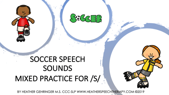 Soccer speech sounds 